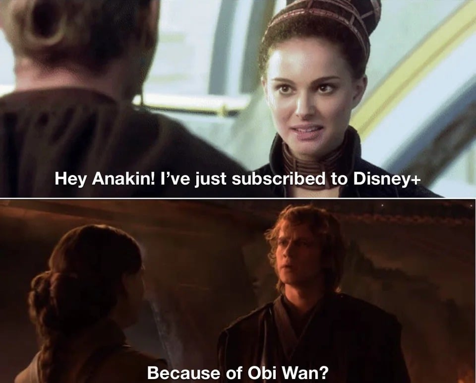 This meme is a play on a classic Star Wars line, "I find your lack of faith disturbing," spoken by Darth Vader. In this meme, the text is modified to say "I find your lack of streaming disturbing" and is paired with an image of Padmé Amidala (Naboo's queen) saying "I find your lack of streaming disturbing" while looking at a person who just said "I've subscribed to Disney+".